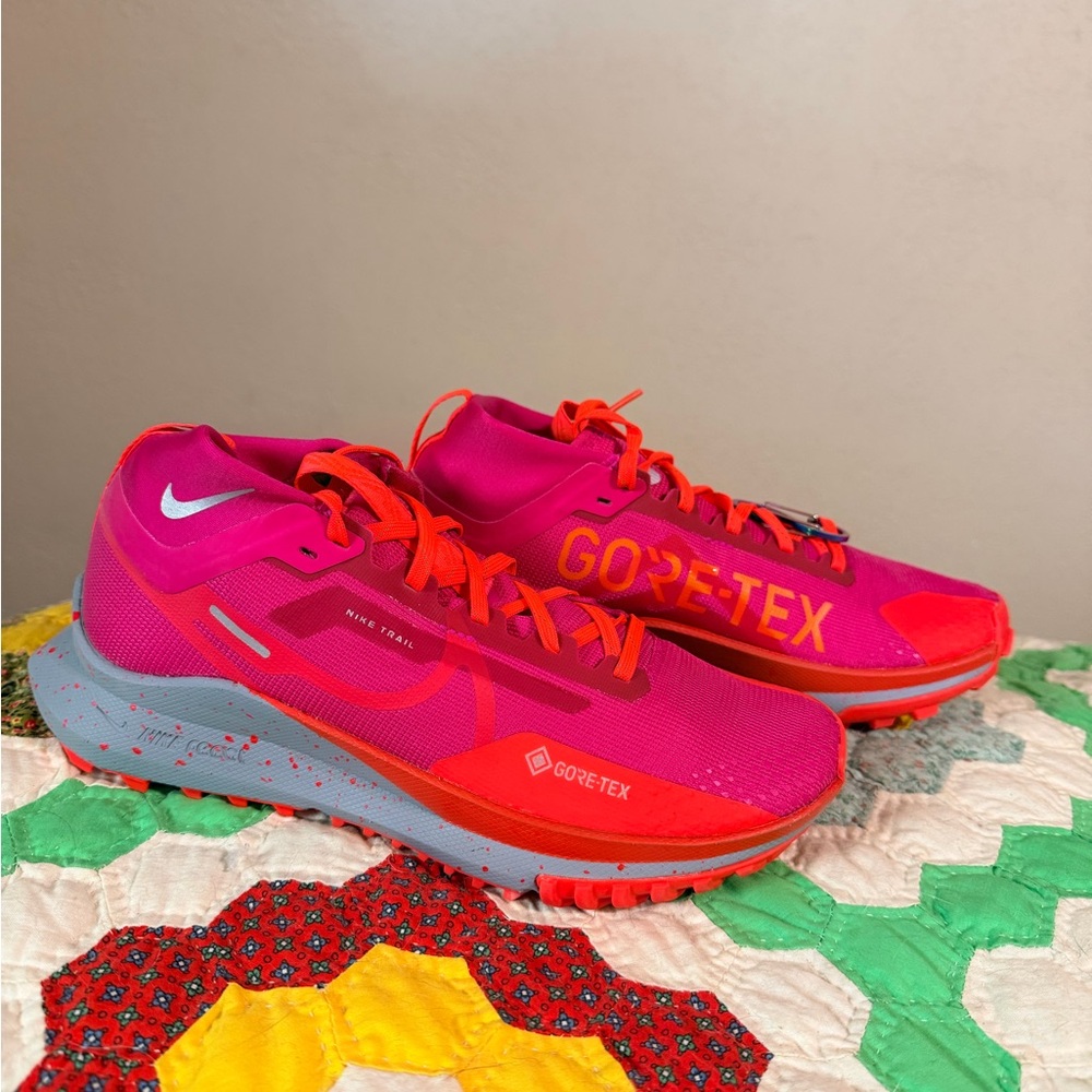 Nike Gore-Tex Fuchsia and Tangerine Trail Shoes